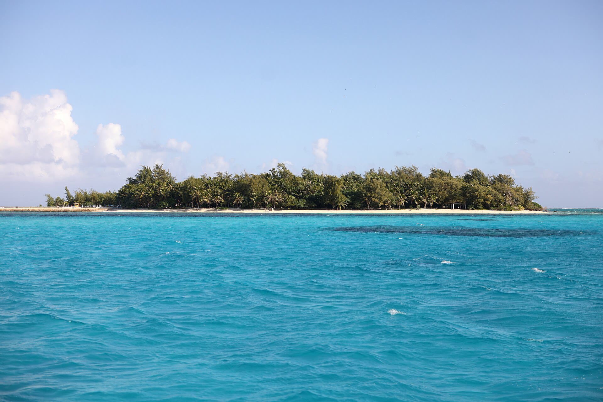 Mañagaha Island across the turquoise lagoon of Saipan